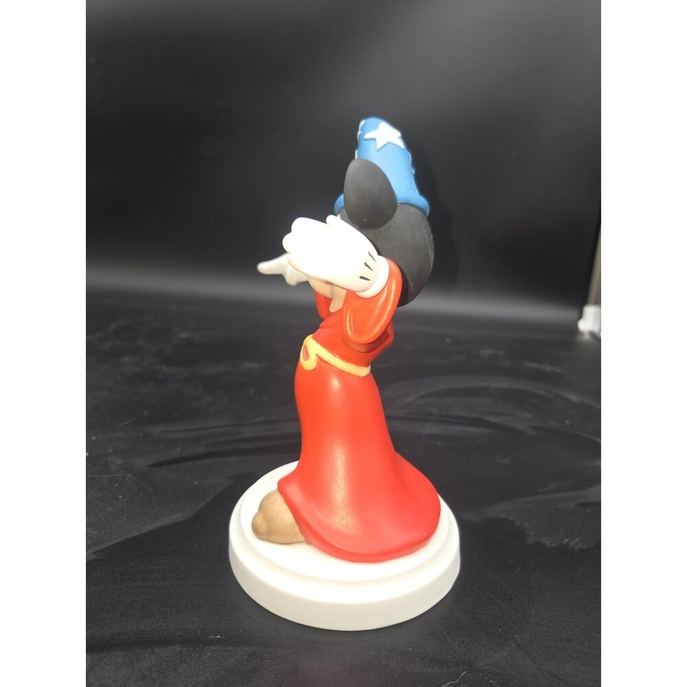 Vintage DISNEY Porcelain Mickey Mouse FANTASIA WIZARD 8" Figurine - Picture 4 of 14